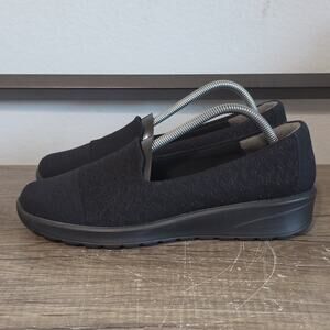 Bzees Galaxy Women's Slip-On Loafers Shoes Size 10 Wide Black